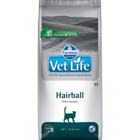 Farmina Vet Life Cat Hairball корм для выведения шерстяных комочков